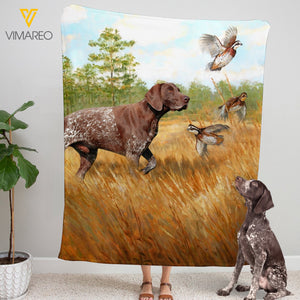 Personalized Dog Fleece Blanket JUE-DT19