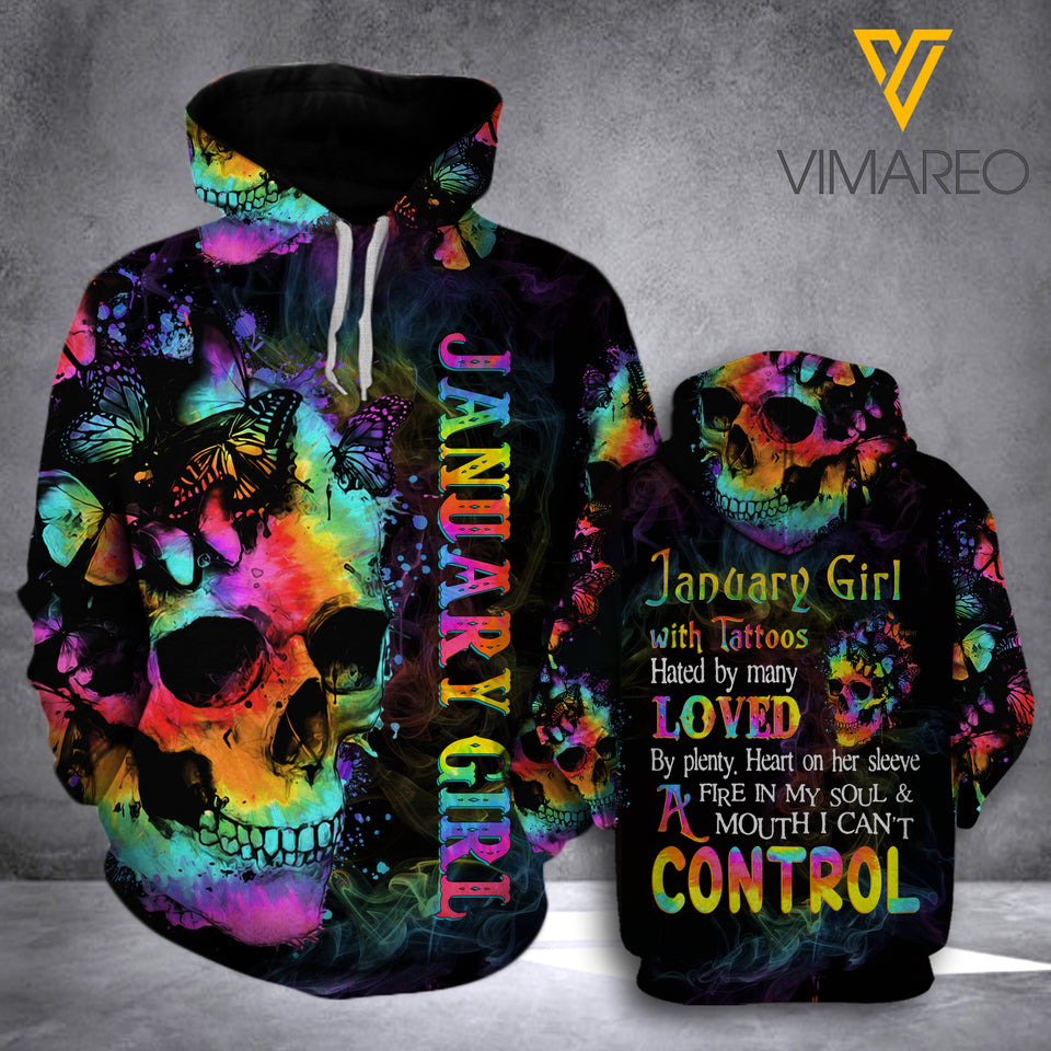 LKH JANUARY GIRL CONTROL HOODIE 3D PRINTED HTQ0103