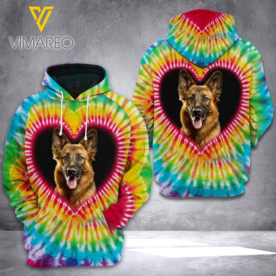 LKH German Shepherd HOODIE 3D PRINTED PDT0502