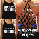 Trouble Bestie Criss-Cross Open Back Camisole Tank Top SU