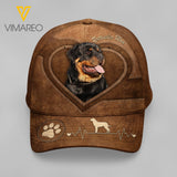 ROTTWEILER DOG MOM PEAKED CAP 3D