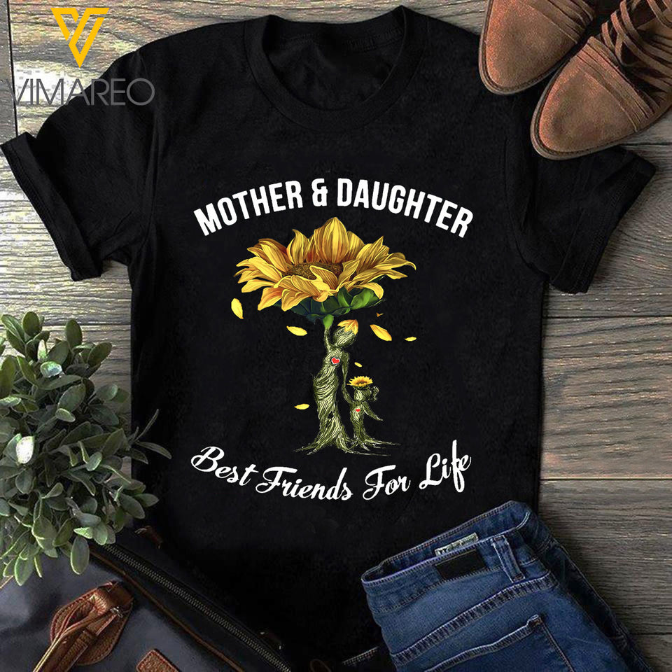 HAPPY MOTHER'S DAY - BEST FRIEND FOR LIFE PRINTED 3D TSHIRT