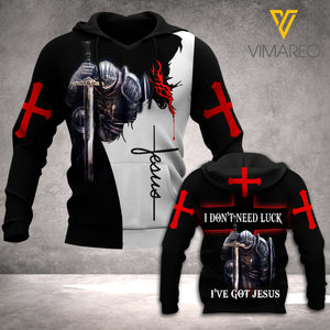 I HAVE GOT JESUS HOODIE 3D PRINTED 1802 NY