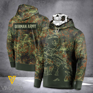 GERMAN ARMY MASK HOODIE 3D PRINTED LMT TPM