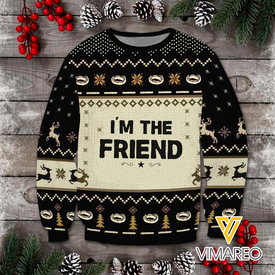 RETURN TO FRIEND BESTIES DRUNK SWEATSHIRT PRINTED TNMA0610