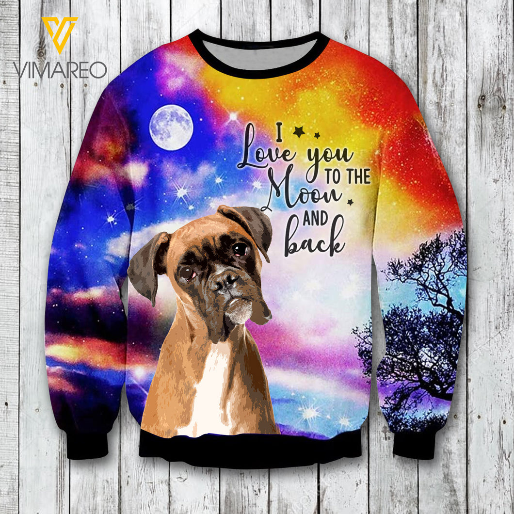 VMMH BOXER DOG SWEATSHIRT 3D PRINTED MAR-MA05