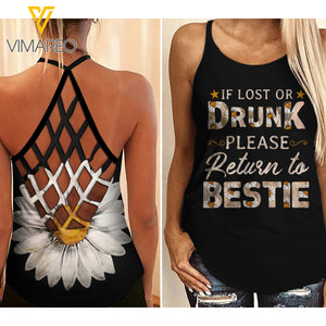 Bestie Criss-Cross Open Back Camisole Tank Top 2 style MAR-MA30