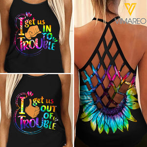 Best Friend  Criss-Cross Open Back Camisole Tank Top AAYY