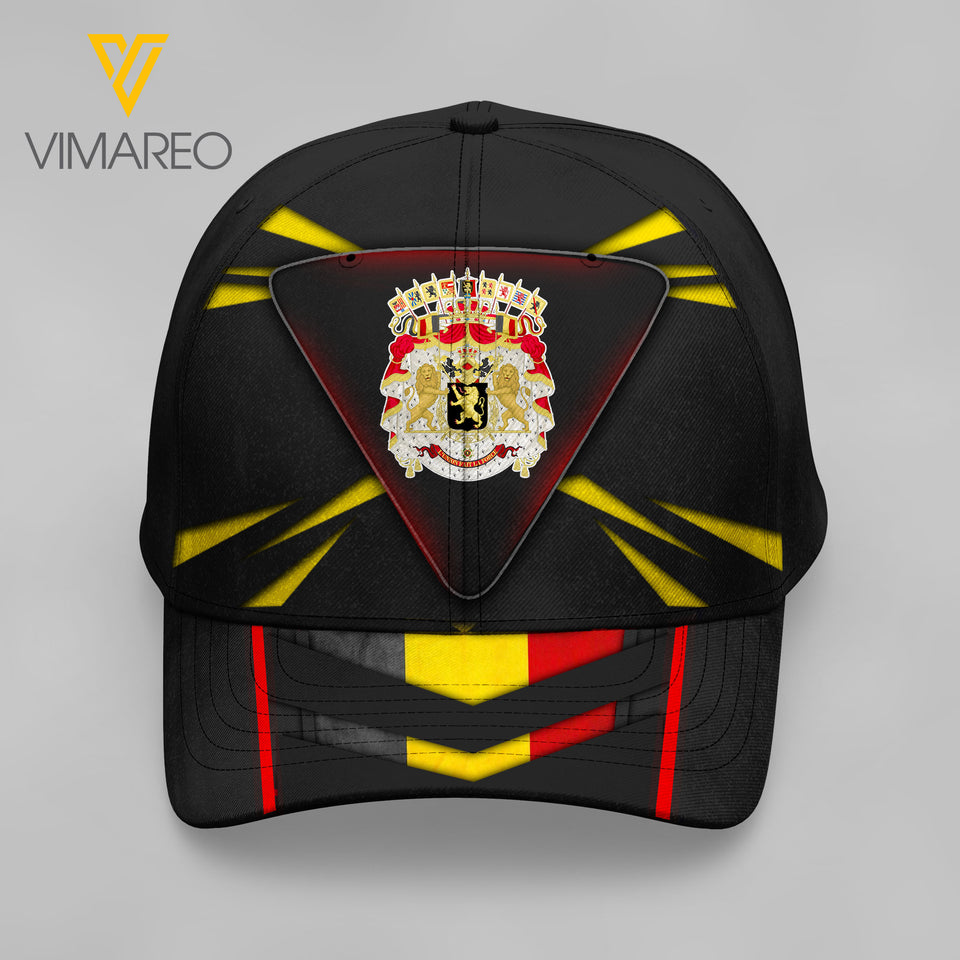 Belgium Flag Peaked cap 3D NQA