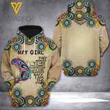 May girl-They whispered to her... HOODIE 3D PRINTED NQA