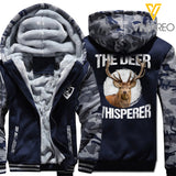 THE DEER WHISPERER FLEECE HOODIE 3D PRINTED NQA