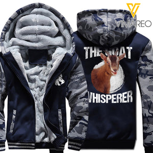 THE GOAT WHISPERER FLEECE HOODIE 3D PRINTED NQA