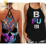 Bestie BTC Criss-Cross Open Back Camisole Tank Top