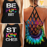 Bestie FUC Criss-Cross Open Back Camisole Tank Top HP