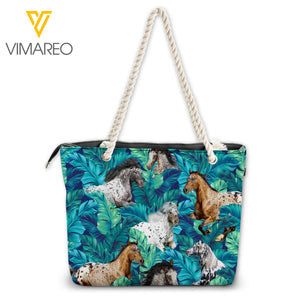 APPALOOSA HORSE TROPICAL BEACH TOTE BAG TNDT0702