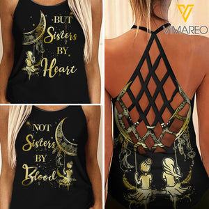 BLOOD AND HEART BESTIE CRISS-CROSS OPEN BACK CAMISOLE TANK TOP