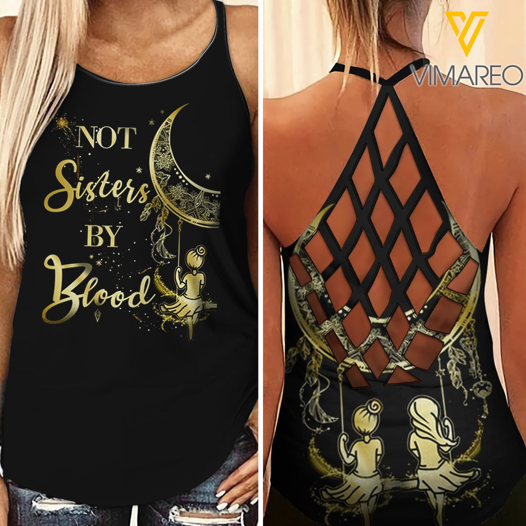 BLOOD AND HEART BESTIE CRISS-CROSS OPEN BACK CAMISOLE TANK TOP