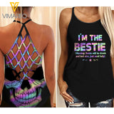 PHN Bestie Criss-Cross Open Back Camisole Tank Top MAR-MD24