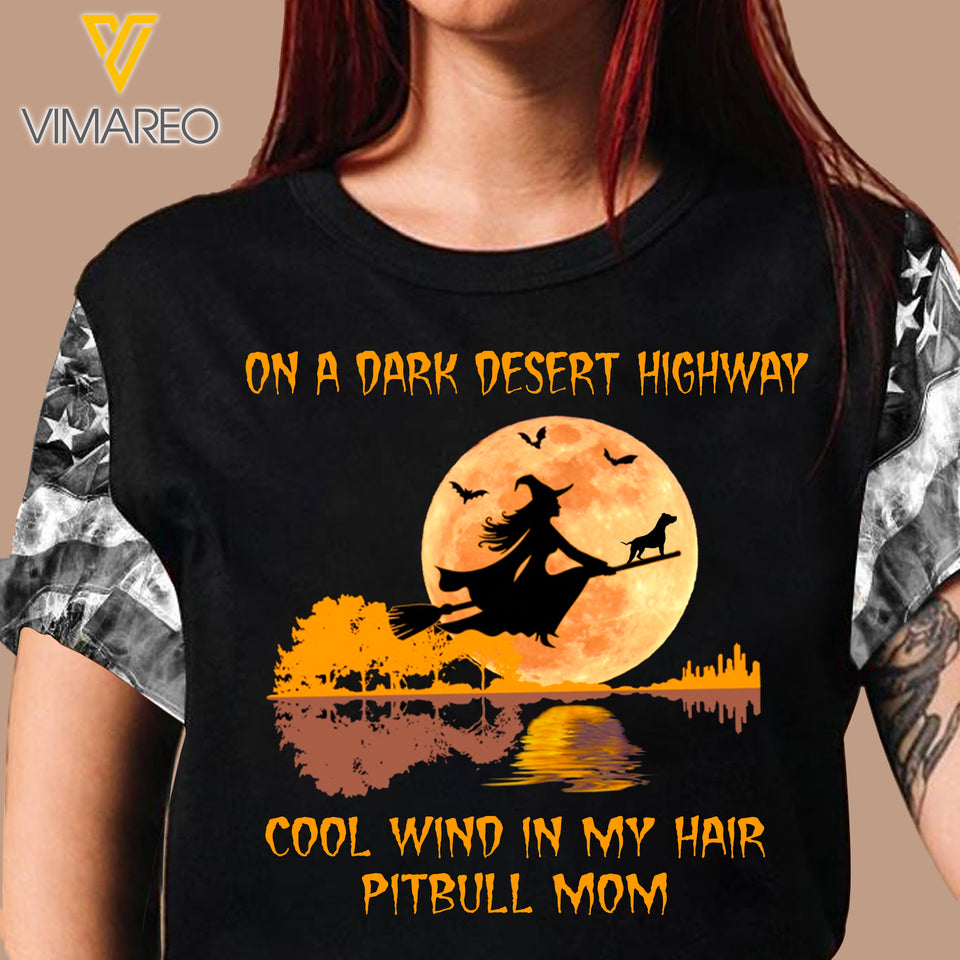 Pitbull Mom 3d Printed Shirt EZD0107