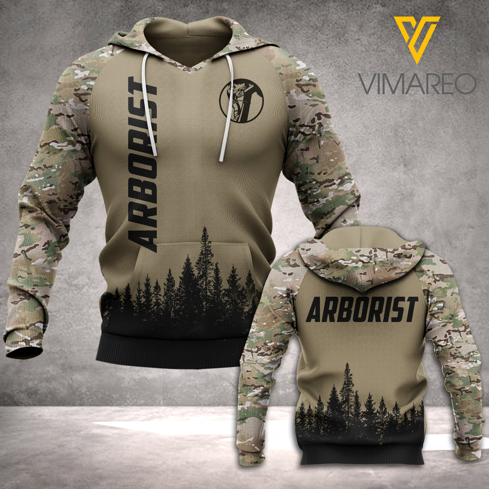 Arborist 3D printed hoodie NDG