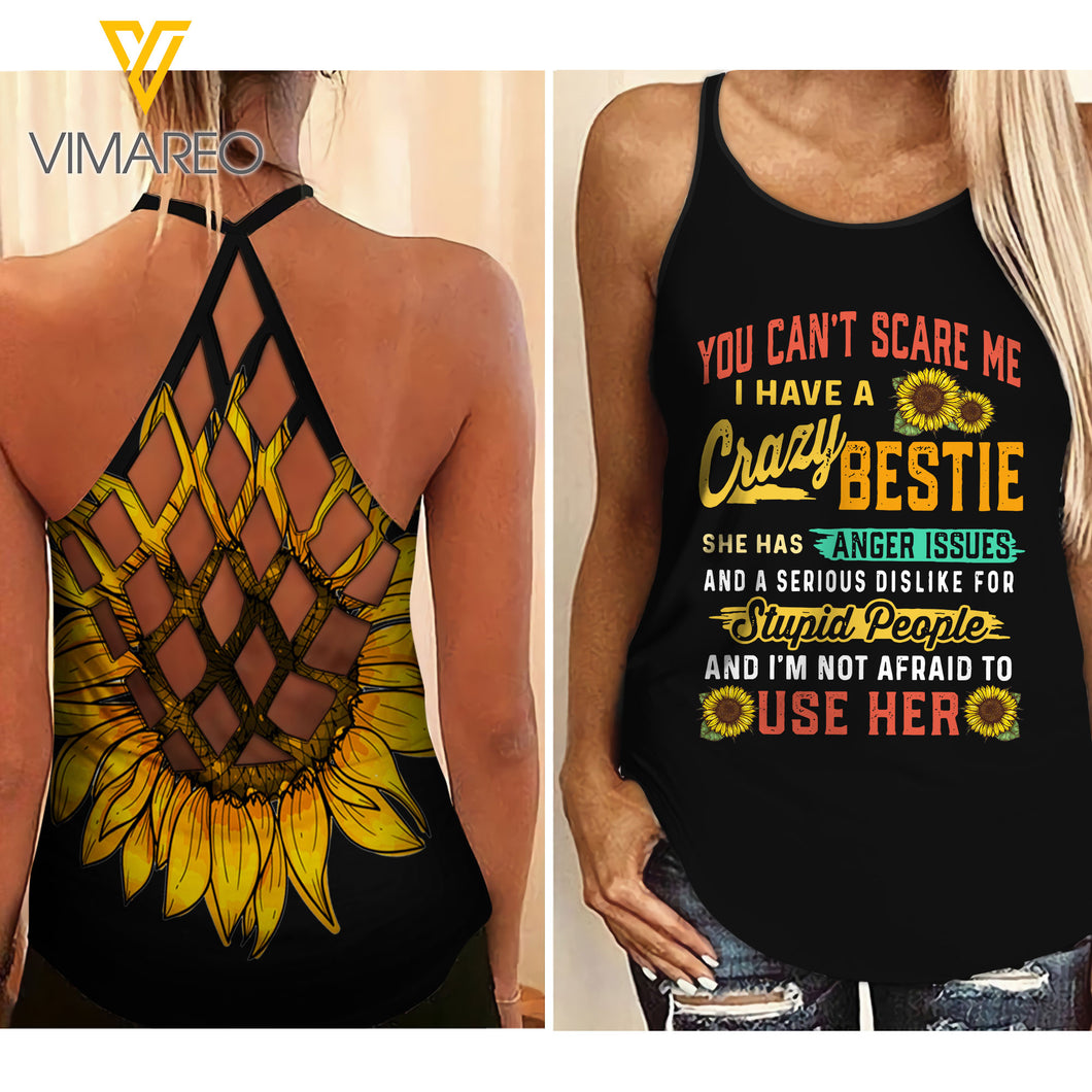 Bestie Criss-Cross Open Back Camisole Tank Top KXSGER