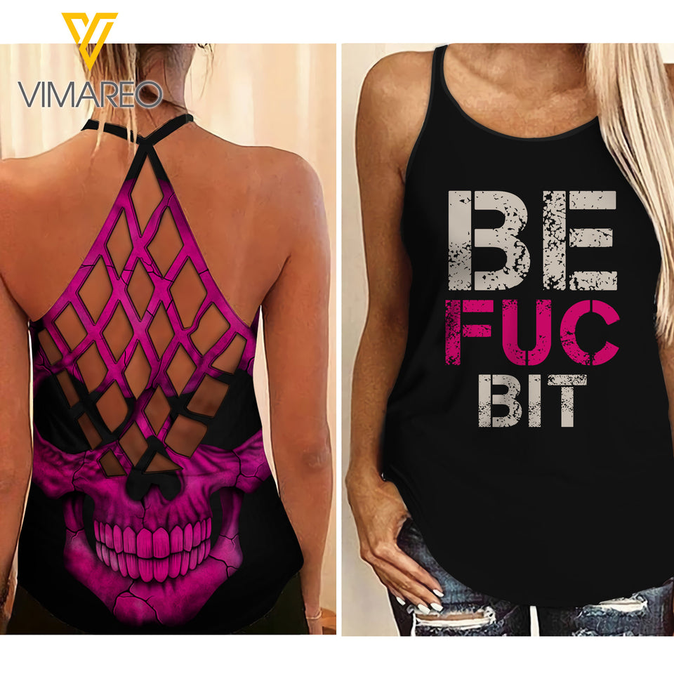 Best Friend Criss-Cross Open Back Camisole Tank Top KXSGER