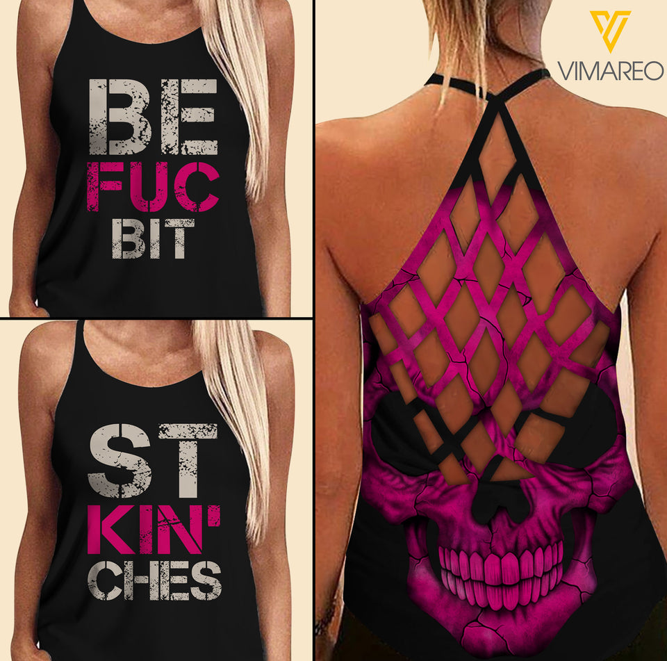 Best Friend Criss-Cross Open Back Camisole Tank Top KXSGER