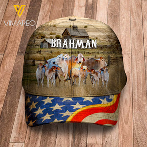 Brahman cattle 3D printed Peaked cap MTX