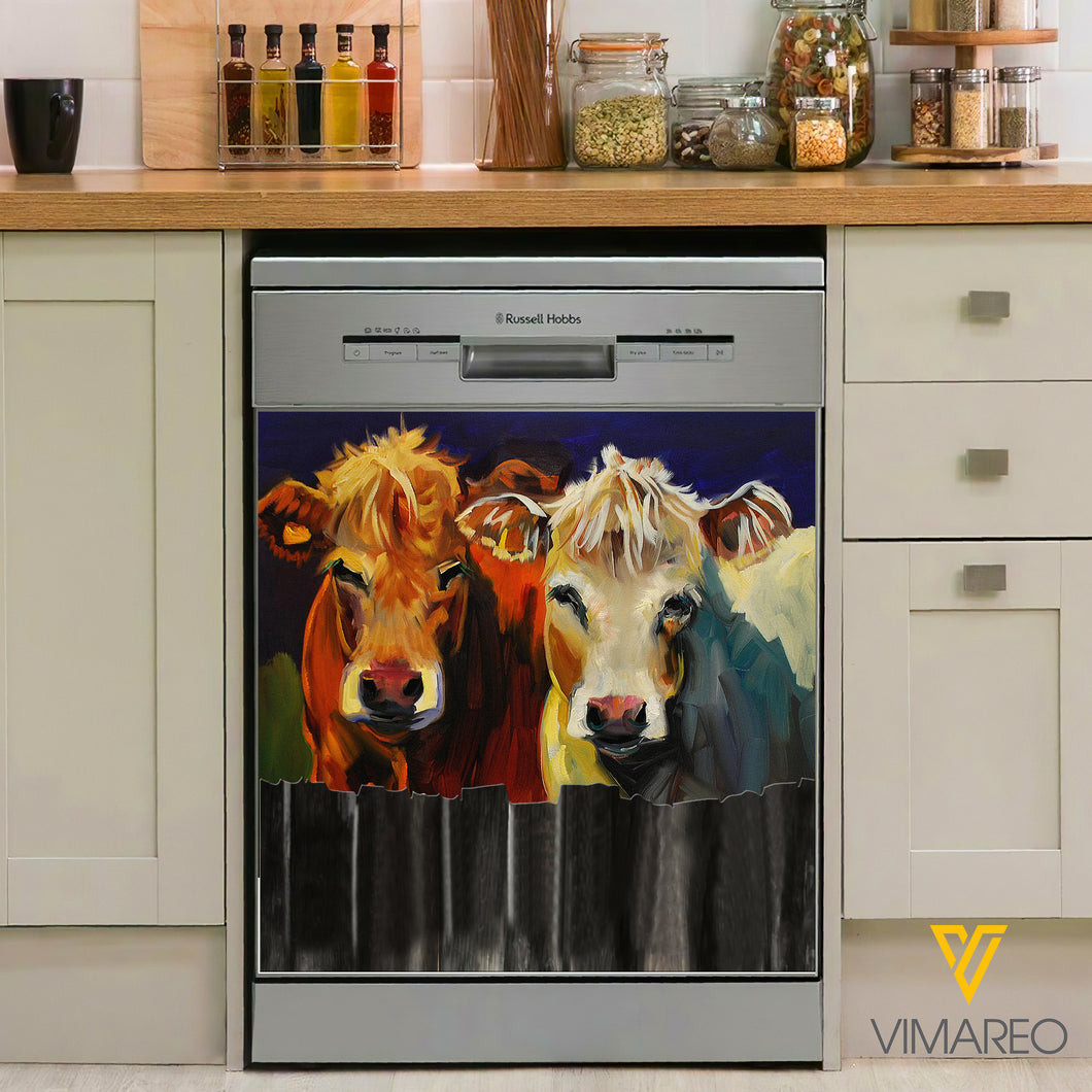 Cattle Kitchen Dishwasher Cover vm5