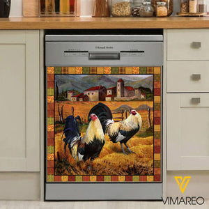 VMVH ROOSTER Kitchen Dishwasher Cover 0403 TMA