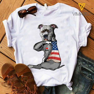 Pit Bull Dog Mom Tshirt MFETR