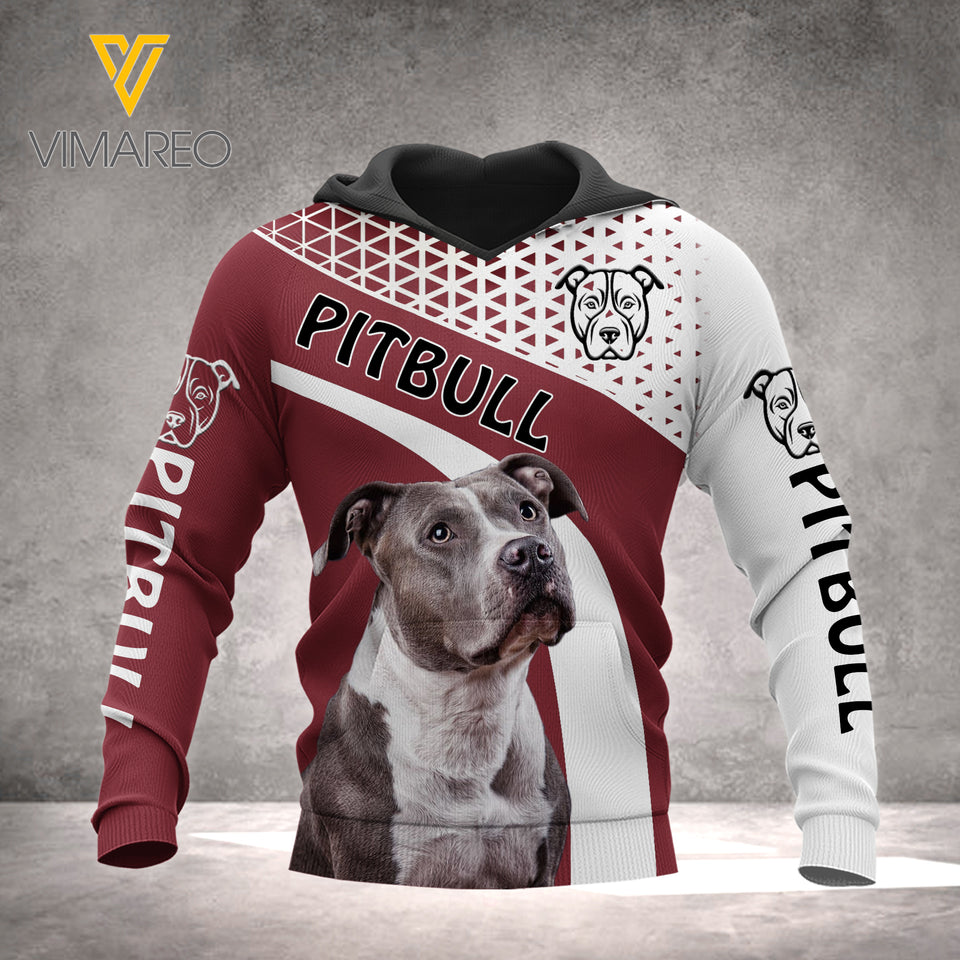 pitbull CUSTOMIZE HOODIE 3D TPM