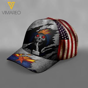 Arizona Peaked cap 3D TL093 SKULL