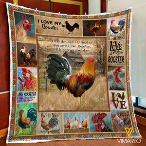 Rooster 3D printed blanket UDG