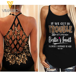 Bestie Trouble Criss-Cross Open Back Camisole Tank Top KXSGER